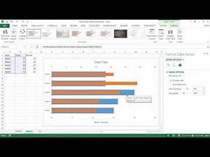 Create a Horizontal Thermometer Chart
