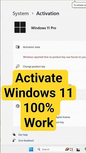 Activate windows 11 | 100% work