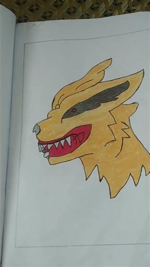 nine tails drawing