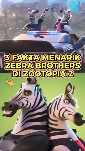 3 Interesting Facts About the Zebra Brothers in Zootopia 2