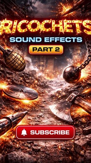 Ricochets Sound Effects Part 2 | Metal Objects Impact Bounce SFX