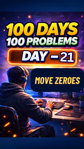Move Zeroes ⚡ Optimized Trick in Tamil #shorts #leetcode #coding #dsa #viral #explore #java #python