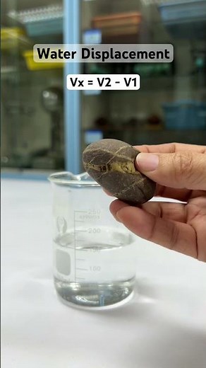 How to get volume of Irregular Shape object #solid #matter #water