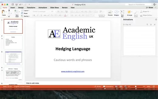 2.Hedging Language - Academic Writing
