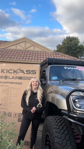 Clean install. Free power. Sorted. ☀️⚡ The KickAss 12V 350W Fixed Glass Solar Panel, is the perfect way to keep your KickAss gear powered up wherever the road takes you. Built for permanent mounting and real-world touring, this panel keeps charging even when conditions aren’t perfect. Why it’s a solid choice: • A-grade monocrystalline solar cells • Thick, low-tempered glass for durability • Generates power even in partial shade • Integrated bypass diode • Built tough for rooftop installs Set it 