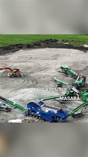 🪨 Full Setup with McCloskey and Masaba Washer #crushing #aggregates #materialprocessing