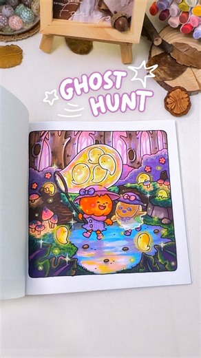 Vivi Tinta on Instagram: "The “ghosts” in Spooky Ville are too adorable to scare anyone 👻💖 Boo!! ❤️ Book: Spooky Ville coloring book 💛 Markers: Ohuhu alcohol, ENMY acrylic & SAKURA gel pen 💜 Tools: craft ink pad & ink blending tool AND DON’T FORGET, you can use code ViviTintaColoring10 for 10% off all Ohuhu treats on their official website 🌈 🎁 BIG NEWS: Ohuhu Black Friday is live now. This is the biggest Ohuhu sale of the year, enjoy 𝘂𝗽 𝘁𝗼 𝟮𝟱% 𝗢𝗙𝗙 on Ohuhu website 𝗳𝗿𝗼𝗺 𝗻𝗼𝘄 