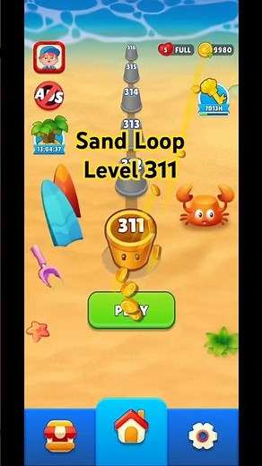 Sand Loop level 311 #sandloop #game #gaming #voodoo #voodoogames