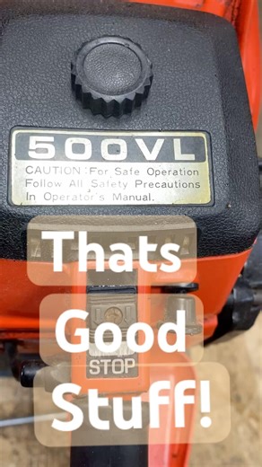 Late 70’s-early 80’s ECHO 500VL 49.9 cc 3 cid ! #timbersports #vintagesaw #chainsawcollectors
