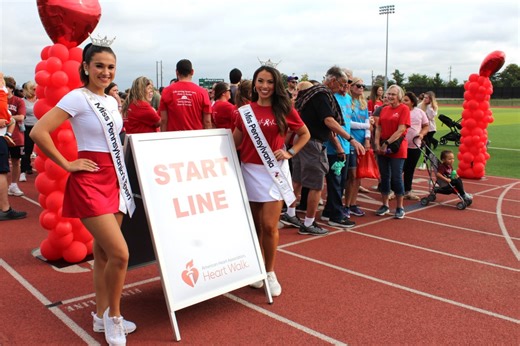 American Heart Association – Four “Heart Walks” Are Planned for Central PA