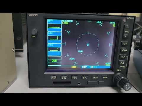 WX500 Stormscope, teste na bancada com simulador de Tempestade.