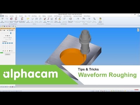 Waveform Roughing Strategy | Alphacam