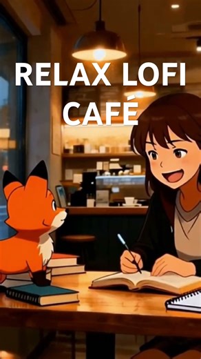 LoTuneFox • Rainy Café Library LoFi — Cozy Study & Focus Vibes