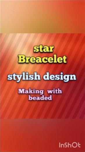 Making beaded star Breacelet/handmade#diy #stonebeads