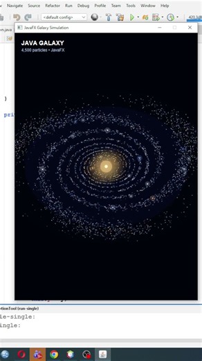 I Created a Galaxy Using Java | 4,500 Particles