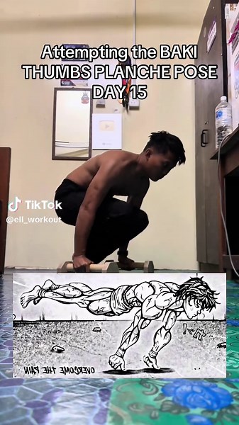 Master the Baki Thumbs Planche Pose: Day 15 Progress
