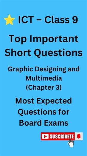 Class 9 ICT Chapter 3 – All Important Short Questions | 100% Exam Preparation