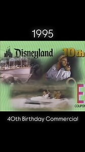 1.6K views · 2.2K reactions |  A fun Disneyland commercial from 1995  #1990s #disneyland #disney #anniversary #birthday | Days Gone Disney | Facebook