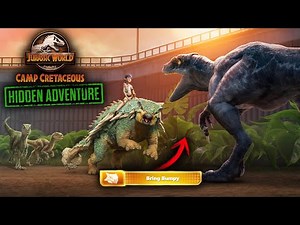 BLUE vs BUMPY! | CAN YOU KILL BUMPY IN JURASSIC WORLD CAMP CRETACEOUS HIDDEN ADVENTURE