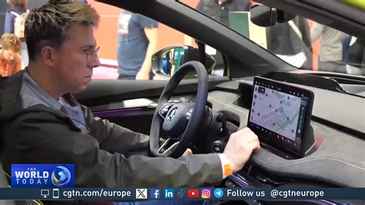 Chinese electric cars show market strength at Paris auto fair