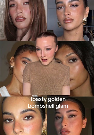 my toasty golden bombshell makeup tutorial you didn’t know you needed 🙂‍↕️💅🏼 @M·A·C Cosmetics @Diorbeauty @Patrick Ta Beauty @Sarah Cheung @Makeup By Mario @REFY @rhode skin @Summer Fridays #makeuptutorial#makeuptutorial #toastymakeup #springmakeup #datenightmakeup