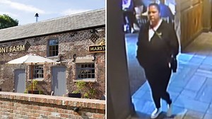 Moment four ‘dine and dashers’ sneak out of pub without paying £63 bill | LBC