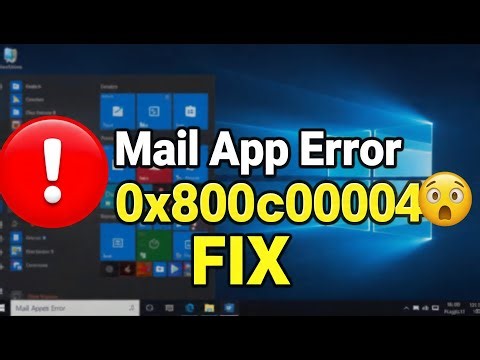 How to fix Mail app error 0x800c0004 on Windows 11