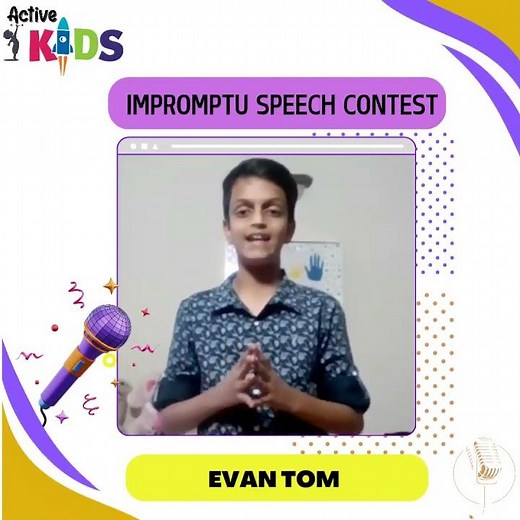 Impromptu Speech Contest Winner