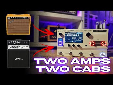 Hotone Ampero II Stage | Dual Amp and Cab Rig With Scenes INCREDIBLE! | Tutorial