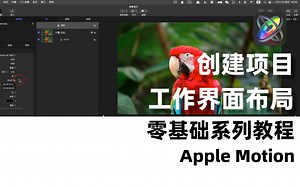 【Motion教程】创建项目和工作界面