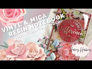 Vinyl & Mica Resin Notebook (Silicone Mold)