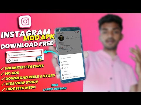 Instagram mod apk download free 😯 || with unlimited features latest ver 2022
