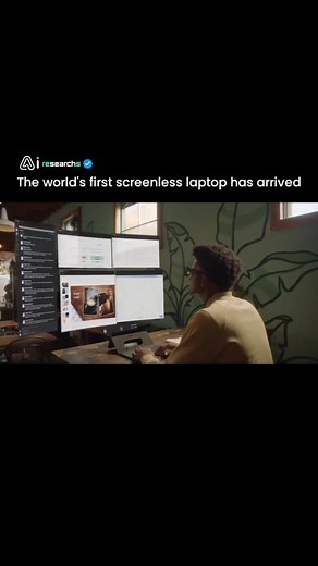 AI researches | AI on Instagram: "Sightful has introduced the Spacetop G1, an augmented reality laptop with a streamlined design and integrated AR glasses, runs on SpaceOS and a Qualcomm Snapdragon QCS8550. The device, projected to ship in October for $1700, aims to enhance productivity with a 100” virtual screen. 🎥: @sightful - this page also dedicated to Ai developments and news. Follow @airesearchs for more relevant content ========================== #virtualreality #tech #augmentedre