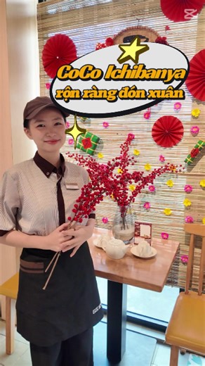CoCo Ichibanya rực rỡ trong không khí Xuân, góc nào cũng ngập tràn sắc Tết! Check-in ngay tại CoCo Ichibanya nhé!🌸✨ #cocoichibanya #currylover #comcariNhat #trendingvideo #tiktokviral #viralvideo