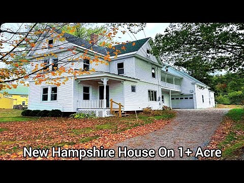 New Hampshire Cheap Houses For Sale | 1+Acres | NH Real Estate | Great Find | Large Rooms