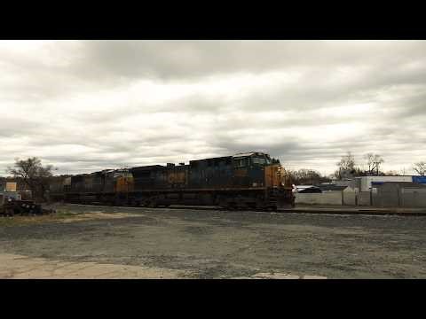 3/15 CSX M416 manifest freight train west at Hyattsville MD #shorts #short #viral #video #train