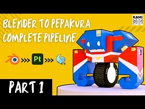 Blender to Pepakura Complete Tutorial | Part 1: Exporting | Papercrafts | Kami DIY Creations | Hindi