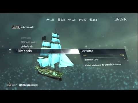 Assassin's Creed 4 Black Flag - Jackdaw Cosmetic Upgrades