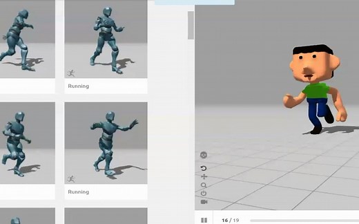 mixamo角色动作绑定