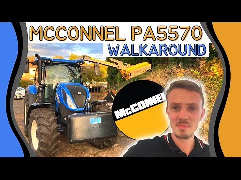 McConnel PA5570 Hedge Cutter - Walk around, Controls and Operation