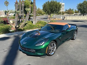 2014 Lime Rock Green Premier Edition Corvette Convertible