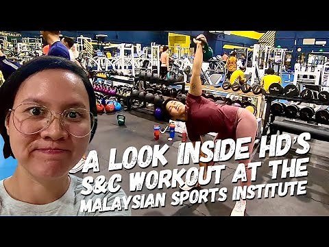 A look inside Hidilyn Diaz S&C workout at the Malaysian Institute of Sports
