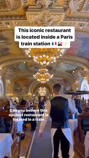 This Iconic Restaurant is Located Inside a Paris Train Station