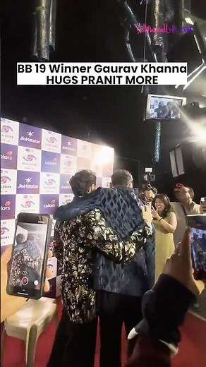 Bigg Boss 19 winner Gaurav Khanna hugs friend Pranit More