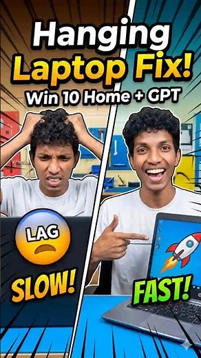 Laptop hanging problem solution, Windows 10 Home vs Pro speed, How to speed up old laptop #windows