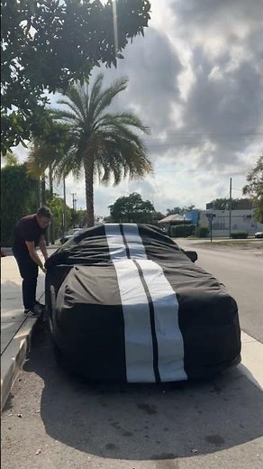 Ford Mustang Car Cover Installation from Sean