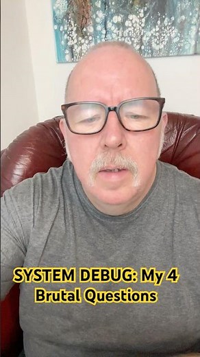 SYSTEM DEBUG: My 4 Brutal Questions (Full Video on Channel)
