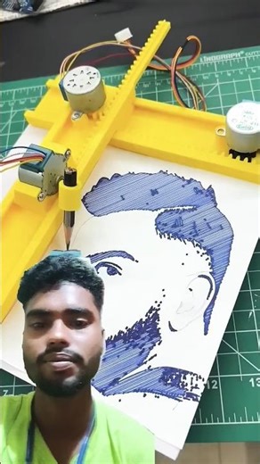 How to Create a Drawing Machine at Home 🎨🤖#DrawingMachine #DIYProject