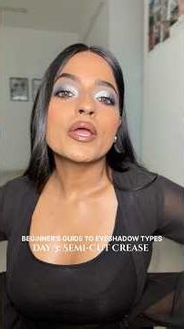 Semi cut crease eye makeup tutorial step by step #stepbystepmakeupforbeginners #stepbystepmakeup
