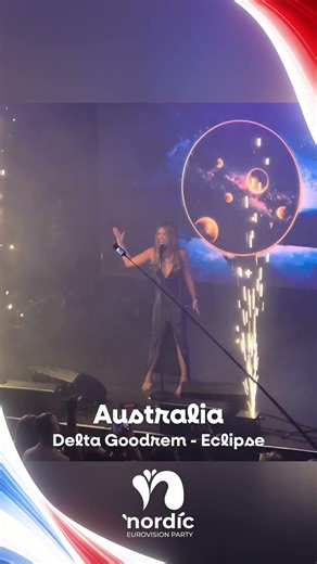 🇦🇺 Delta Goodrem performs „Eclipse” live at Nordic Eurovision Party | #eurovision #esc2026 #esc